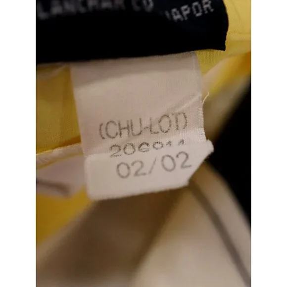 Vtg 2002 Tommy Hilfiger Mens XL Short Sleeve Button Down Yellow/Navy/White Shirt - Picture 8 of 8